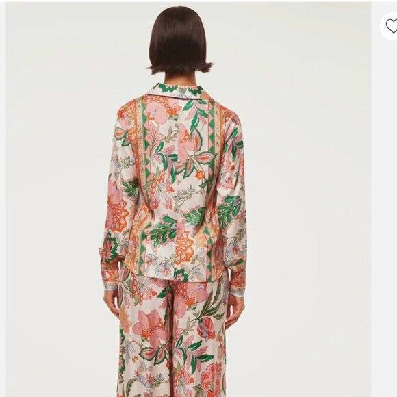 Misa Los Angeles | Roya Blouse in Casablanca Border Mix - Picture 3 of 9